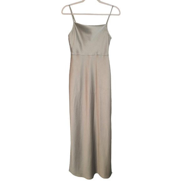BHLDN Dresses & Skirts - BHLDN Cali Satin Charmeuse Midi Dress US size 0